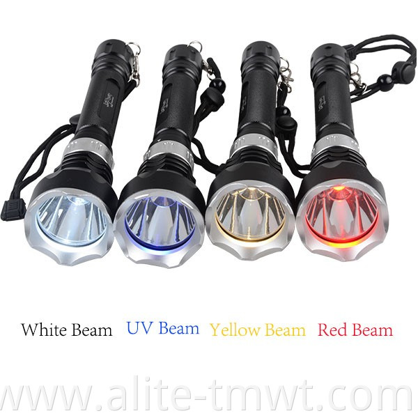 Diving Flashlight XML T6 LED Powerful Deep Sea Diving Flash Light